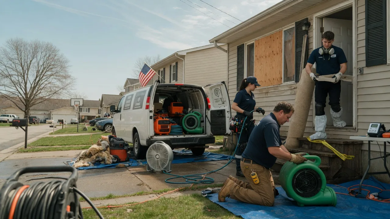 Water Damage Restoration in Monroe City, IN near me